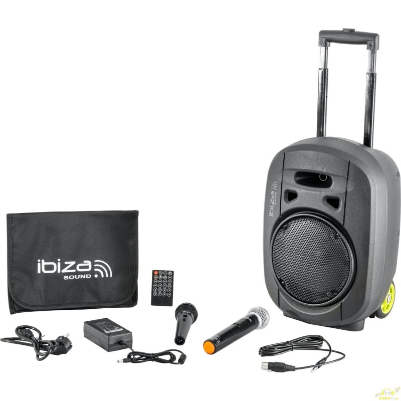 IBIZA SOUND PORT15UHF-MKII-TWS ALTAVOZ PORTATIL A BATERIAS USB/SD