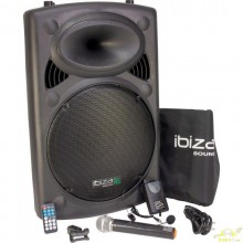 IBIZA SOUND PORT15VHF-BT MKII ALTAVOZ PORTATIL A BATERIA