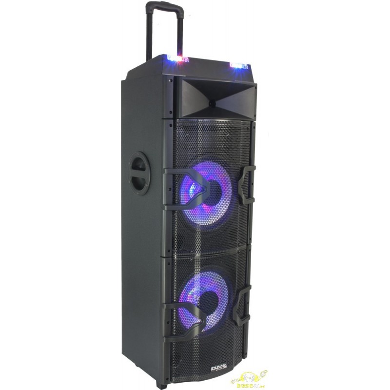 CUBE1512 Sistema de altavoces amplificado Ibiza Sound 2+1 800W PLUG & PLAY  - Tienda FonoMovil